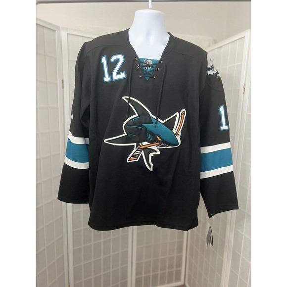 RARE San Jose Sharks Patrick Marleau Authentic RBK Jersey 50 - Picture 3 of 12